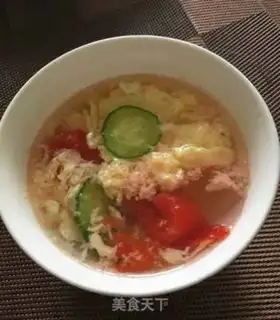 Make Simple tomato egg soup step 4