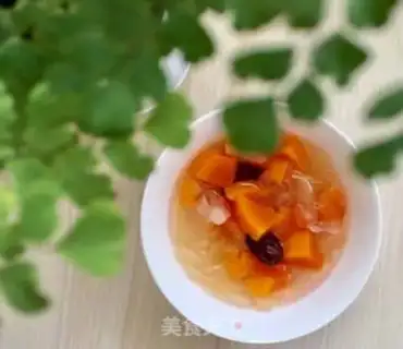 Make The papaya silver ear soup step 6