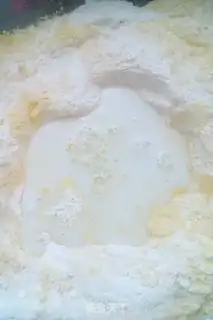 Make Sesame cream tacos step 1