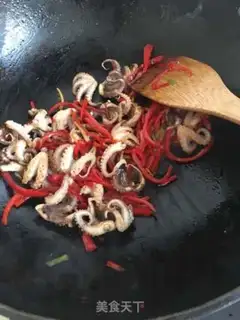 Make Spicy octopus step 8