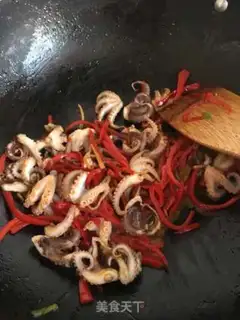Make Spicy octopus step 9