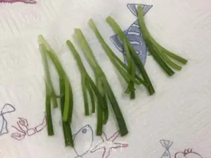 Make Onion noodles step 1