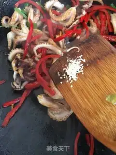 Make Spicy octopus step 11