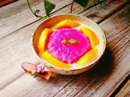 Make Mango coconut rice step 8
