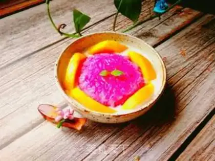 Make Mango coconut rice step 10