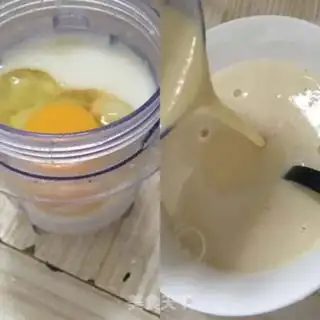 Make Sesame milk pancakes step 3