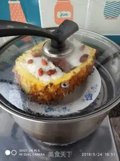 Make Pineapple octopus step 2