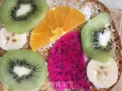 Make Fruit sandwich step 8
