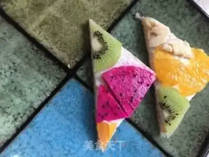 Make Fruit sandwich step 9