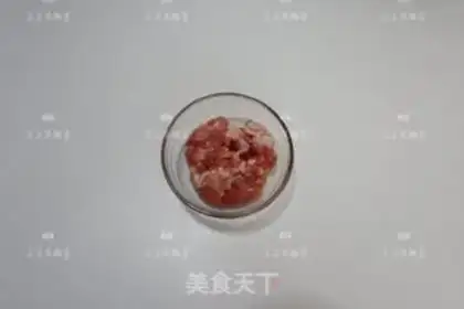 Make Squeeze meat and tofu step 1