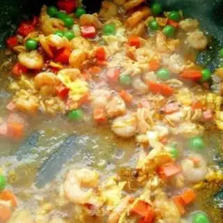 Make Shrimp rice step 8