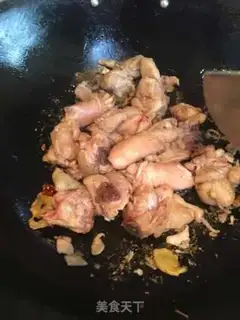 Make Frozen chicken legs and beans step 3