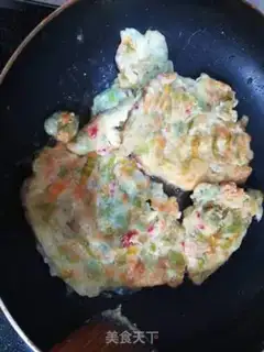 Make Pumpkin fried eggs step 9