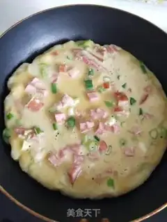 Make Sausage eggcake step 4