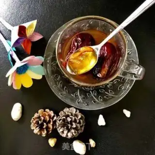 Make Peach gel date soup step 3