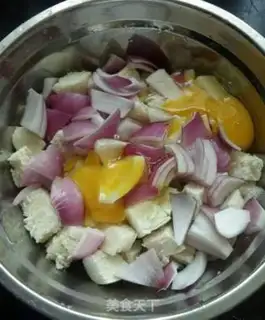 Make Onion eggs step 2