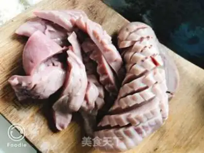 Make The liver and the waist are fried step 1