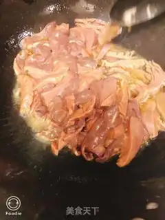 Make The liver and the waist are fried step 3