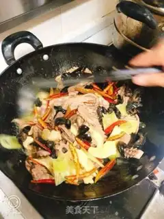 Make The liver and the waist are fried step 4