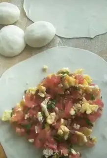 Make Tomato egg pie step 6