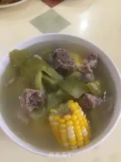 Make Suffering melon corn ribs soup step 4