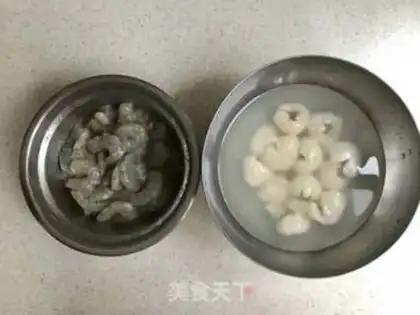 Make Shrimp ball step 1