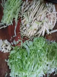Make Triple noodles step 0