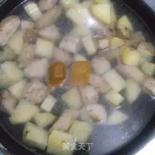 Make Slut potato curry step 6