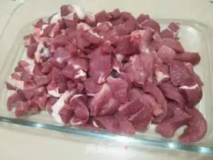 Make Big meat string step 0