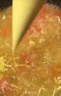 Make Tomato egg noodles step 6