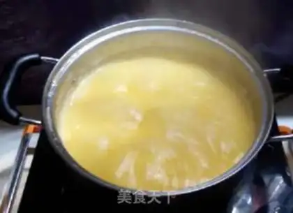 Make Mango pudding step 2