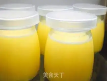 Make Mango pudding step 5