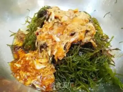 Make Garlic seagrass step 2
