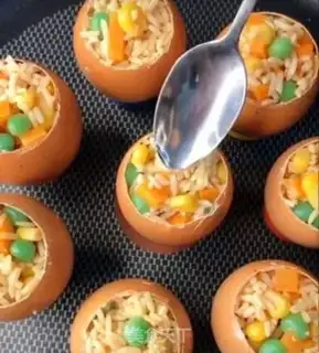 Make Rice eggs step 3