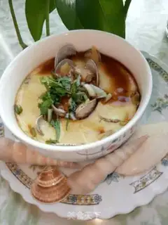Make Flower clams and eggs step 7