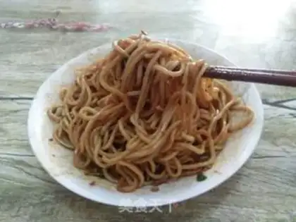 Make Hot dry noodles step 16