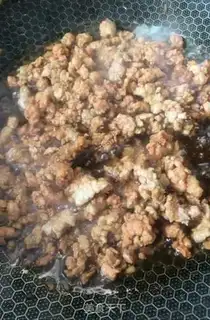 Make Pepper and meat step 2