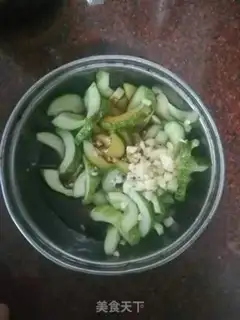 Make Scrap the cucumber step 1