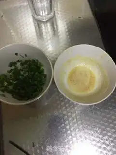 Make Onion cake step 1