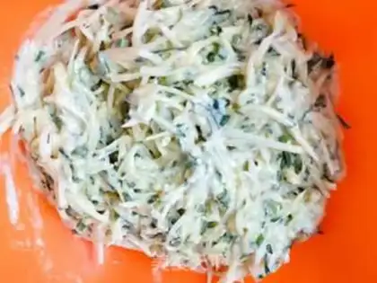 Make cucumber potato loaf step 4