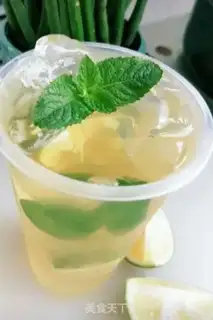 Make Lemon mint tea step 5