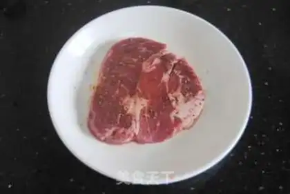 Make Black pepper, steak step 2