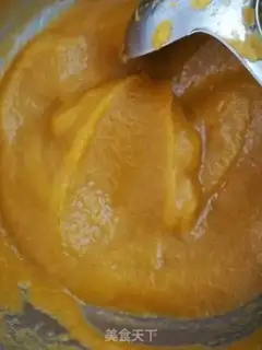 Make Pumpkin sesame ball step 2