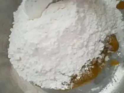 Make Pumpkin sesame ball step 3