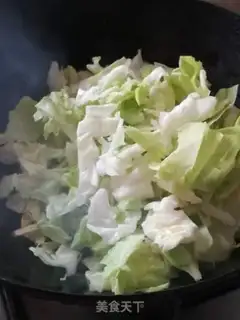 Make Garlic cabbage step 2
