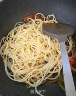 Make Black pepper willow pasta step 10