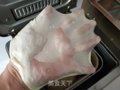 Make Net cheese bag step 4