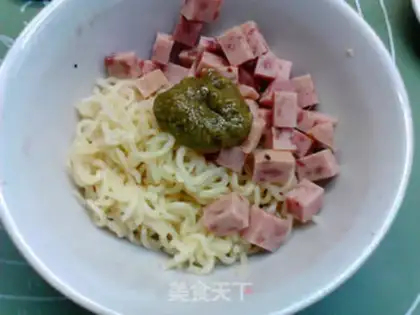 Make Blue sauce for lunch step 5