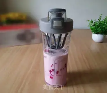 Make Flamingo oatmeal milkshake step 5