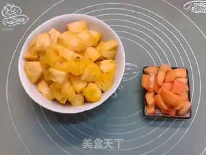 Make Peaches and fruit step 10
